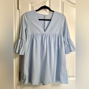 Zara Trafaluc Light Blue Romper